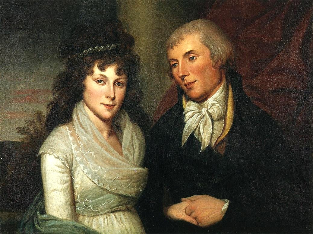 Angelica Peale And Alexander Robinson by Charles Willson Peale, 1795